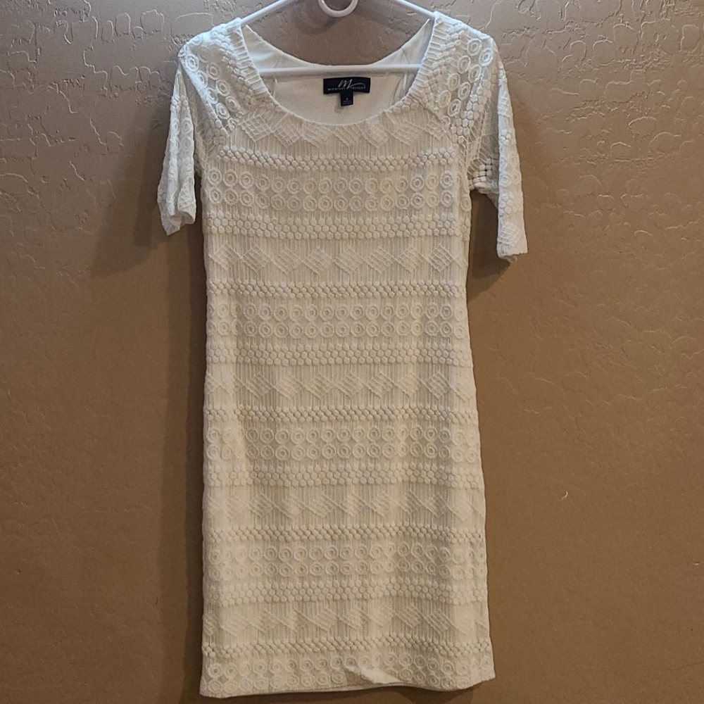 White formal dress